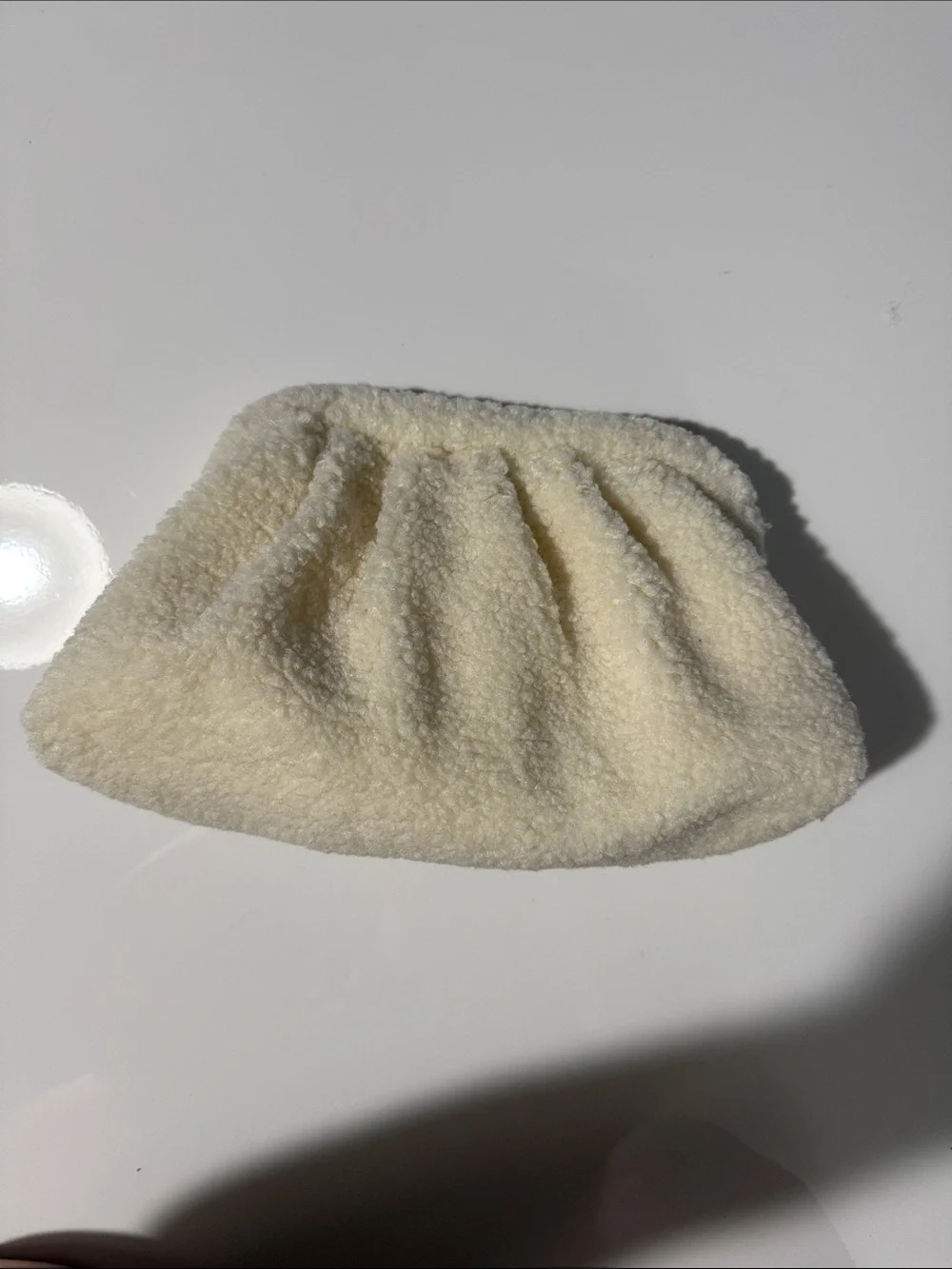 Shiraleah  Chicago Cream Sherpa Clutch